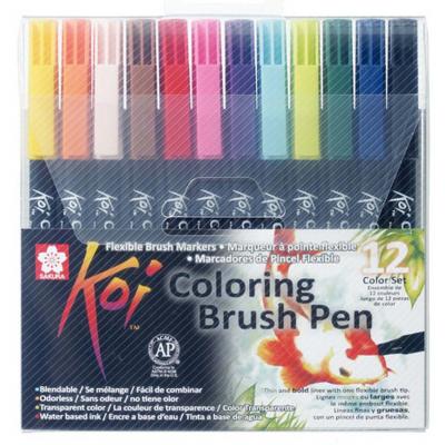 Sakura Koi Coloring Brush Pen Set 12 Farben